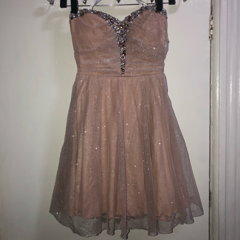 Speechless Sparkle Prom Type Dress